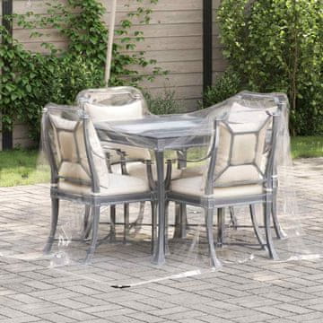 Vidaxl Prozirna cerada s ušicama za vezice 2x3 m PVC