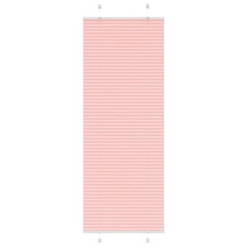 Vidaxl Ružičasta plisirana zavjesa 75x200 cm Širina tkanine 74,4 cm