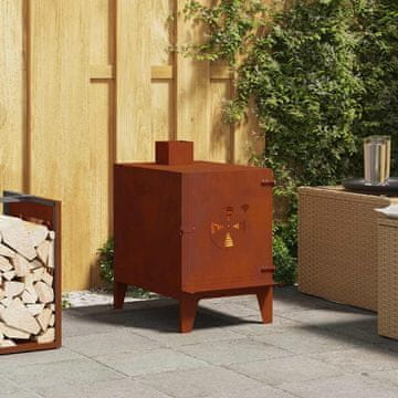 Vidaxl Kamperski štednjak, 35x50x60 cm, Corten čelik