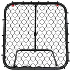 Vidaxl Podesivi skakač za nogomet crni 84x73x60-80 cm