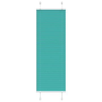Vidaxl Plisirana zavjesa petrolej zelena 45x150 cm širina tkanine