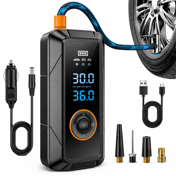 Farrot AirPump Pro 150 PSI Pametni Kompresor 12V + Powerbank – Bežični Prijenosni Inflator za Auto, Bicikl i Motocikl s Digitalnim Zaslonom