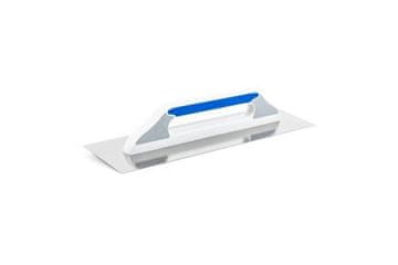 Enpro Lopatica Stainless steel smooth trowel, 480 x 130 mm, plastic/rubber