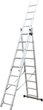 Fieldmann 3-dijelne aluminijske ljestve FZZ 4309 (50007332)