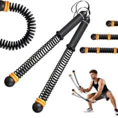 SOLFIT® Kompaktni podesivi trenažer otpora s čeličnom jezgrom, tihi rad i trening cijelog tijela kod kuće i na putu | ROPAFIT