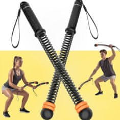 SOLFIT® Kompaktni podesivi trenažer otpora s čeličnom jezgrom, tihi rad i trening cijelog tijela kod kuće i na putu | ROPAFIT