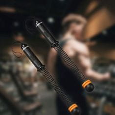 SOLFIT® Kompaktni podesivi trenažer otpora s čeličnom jezgrom, tihi rad i trening cijelog tijela kod kuće i na putu | ROPAFIT