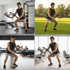 SOLFIT® Kompaktni podesivi trenažer otpora s čeličnom jezgrom, tihi rad i trening cijelog tijela kod kuće i na putu | ROPAFIT