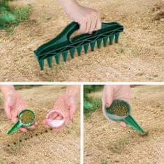 HOME & MARKER® Alat za razmak sjemena 12 rupa za preciznu sadnju, ergonomska drška, vodootporan vrtni alat | DIBPRO