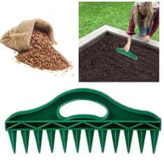 HOME & MARKER® Alat za razmak sjemena 12 rupa za preciznu sadnju, ergonomska drška, vodootporan vrtni alat | DIBPRO