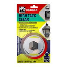 Den Braven MONTAŽNA TRAKA HIGH TACK CLEAR 19mm x 2,5m