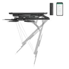 Jollyline HEY MOTO TV 2355, motorizirani stropni nosač, 23"-55",30kg, tilt 75°