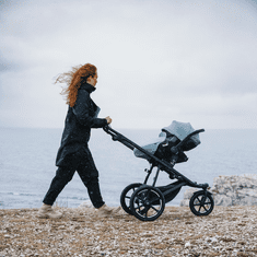 Thule Urban Glide 3 dječja kolica, magnetska kopča, Dark Slate