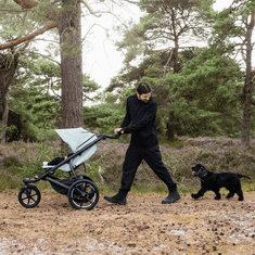 Thule Urban Glide 3 dječja kolica, magnetska kopča, Dark Slate