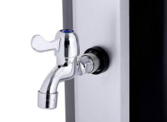 G21 Solarni tuš Amber 60 l, crno-srebrna