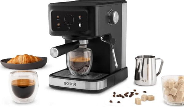 Upravljanje aparatom za kavu Gorenje sa zaslonom u boji