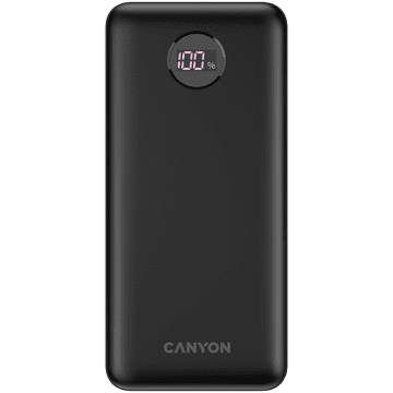 PB-2002 LED 20.000 mAh PD 20W QC 3.0 Power Bank – crna