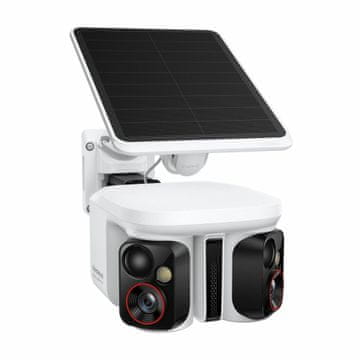 BASEUS kamera 5.0MP bežična PTZ dual vanjska akumulator + solarni X1 Pro