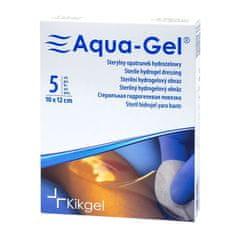 KIKGEL Sterilni Aqua-gel hidrogel zavoj 5,5 cm x 11 cm za liječenje rana i opeklina 5 kom