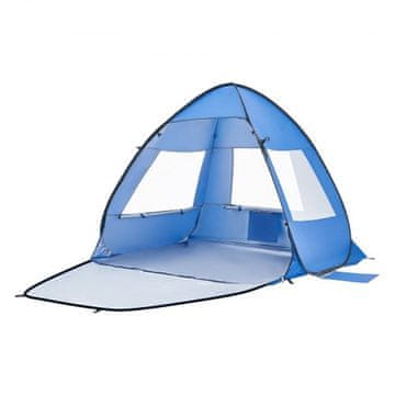 VEVOR Šator za plažu 200x142x114 cm plavi
