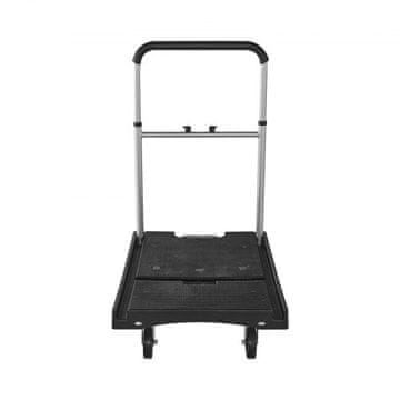 VEVOR Sklopivi kolica za platformu ručni kolicima dimenzije 680x495x115 mm podesiva