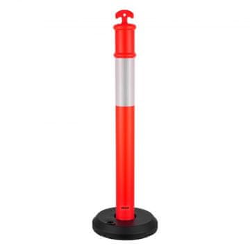 VEVOR Prometni stupići za označavanje 3 komada 1140 mm crveni