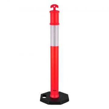 VEVOR Ograda za promet stupovi 1140 mm crveni