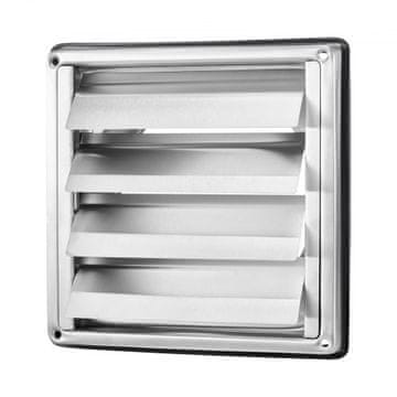 VEVOR Poklopac za zidnu ventilaciju SMS-150 189x189x80 mm srebrni