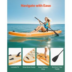 VEVOR Naduvna SUP daska 305x84x15 cm s sjedalom