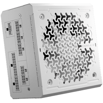 Corsair RMe serija RM1000e bijela, 1000 W, ATX 3.1, Cybenetics Gold, modularno napajanje