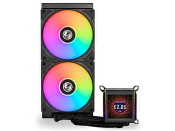 Lian Li Komplet za vodeno hlađenje AIO Liquid Cooler Lian Li GALAHAD II LCD 280, ARGB, crni