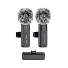 BLAVEC MK01 bežični lavalier mikrofon USB-C 2kom, crni