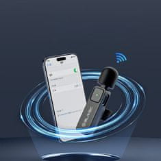 BLAVEC MK01 bežični lavalier mikrofon USB-C 2kom, crni