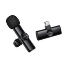 Borofone BFK16 bežični lavalier mikrofon USB-C, crni