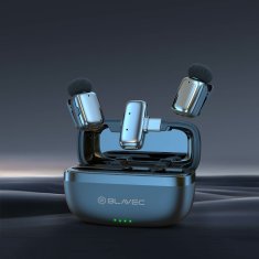 BLAVEC MK03 bežični lavalier mikrofon USB-C 2kom, srebrni