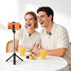 Borofone BFK17 bežični lavalier mikrofon USB-C, crni