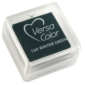 Rayher.	 Jastučić za pečat "Versacolor", tema. zelena, 2,5x2,5 cm