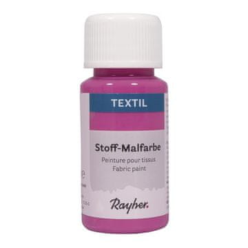Rayher.	 Boja za tekstil, roza, 50 ml