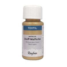 Rayher.	 Boja za tekstil, metalik, zlatna, 50 ml