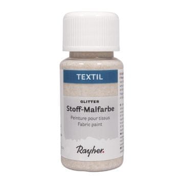 Rayher.	 Glitter boja za tekstil, zlatna, 50 ml