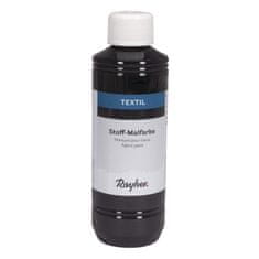 Rayher.	 Boja za tekstil, crna, 250ml