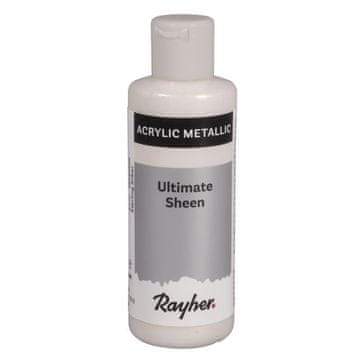 Rayher.	 Akrilna boja Ultimate Sheen, srebrna preljevna, metalik, 80 ml