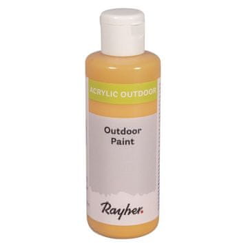 Rayher.	 Akrilna boja Outdoor, indijsko žuta, 80ml