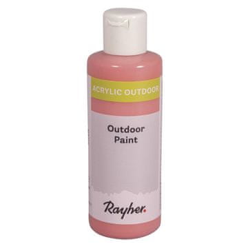 Rayher.	 Akrilna boja Outdoor, koraljno crvena, 80 ml