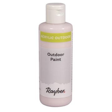 Rayher.	 Akrilna boja Outdoor, puderasto roza, 80ml