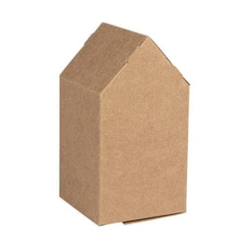 Rayher.	 Kutije iz kartona, Kućice, kraft, 7.5cm