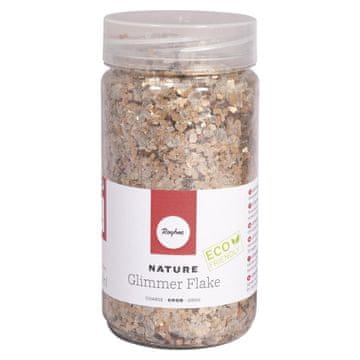 Rayher.	 Glitter pahuljice 3-10 mm biorazgradiv,370 ml, miks boja