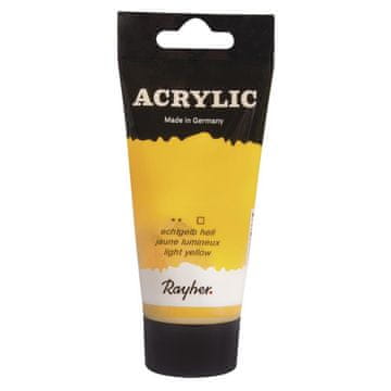 Rayher.	 Akrilna boja Artists, sv.rumena, 75ml