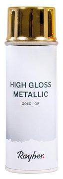Rayher.	 Sprej Metalni sjaj, zlato, 200ml