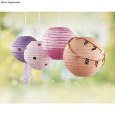 Rayher.	 Lampion od papira bijeli, 20 cm, 2 kom